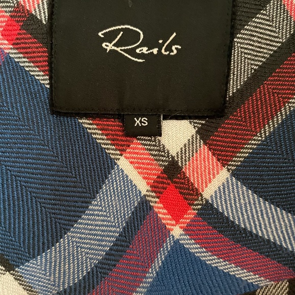 Rails long button-up shirt/shirt-dress, size XS - Picture 3 of 3